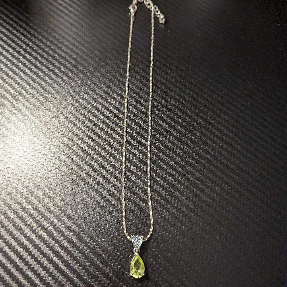 Avon Yellow Glass Pendant
